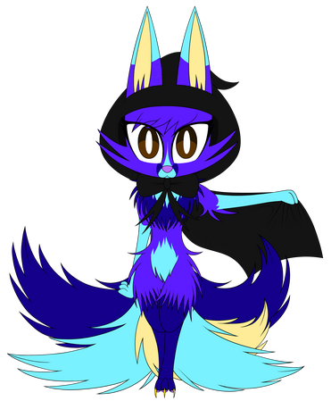 Crystella the 5 tailed kitsune Crystella the 5 tailed kitsune
