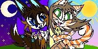 Furry Friends! Tabby kitty is my best friend Wolfypoof :3